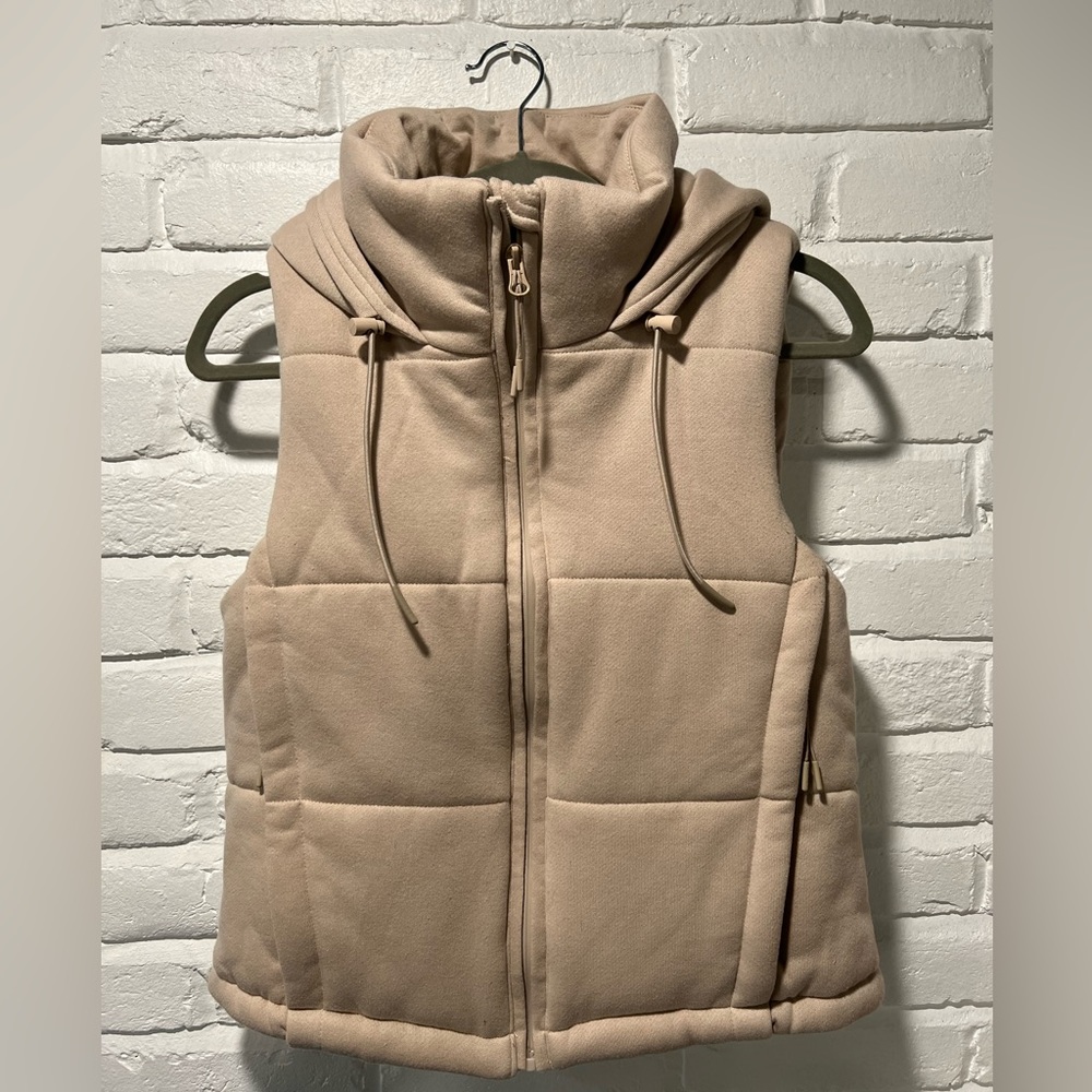 Khaki Puffy Vest